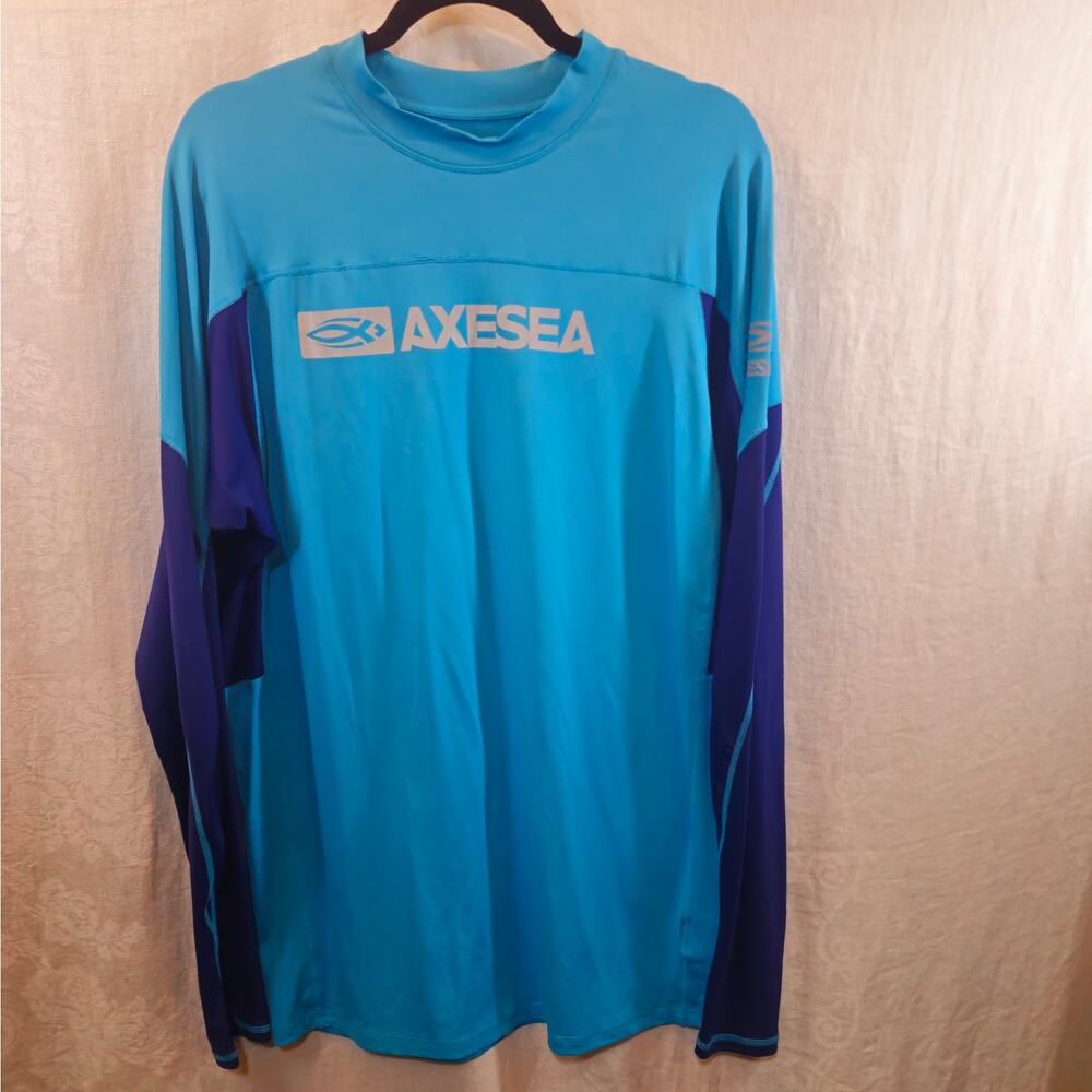 Mens 2XL Axesea Sport Fishing Long sleeve Sun Protection Shirt